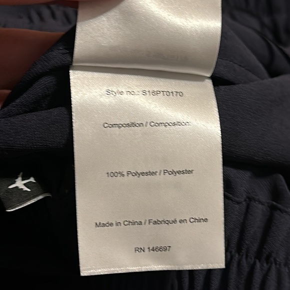 REVOLVE Native Stranger Drawstring Drapey Pant‎ in Navy Small #S16PT0170 - Picture 13 of 14